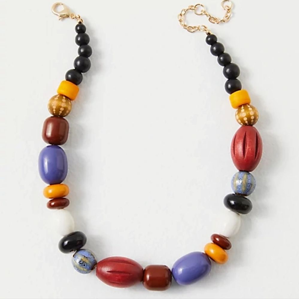 NWT Free People SOMERS POINT NECKLACE IN MULTI